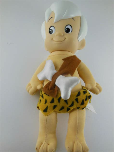 The Flintstones 1994 Bam Bam Plush Doll With Vinyl Head By Hanna