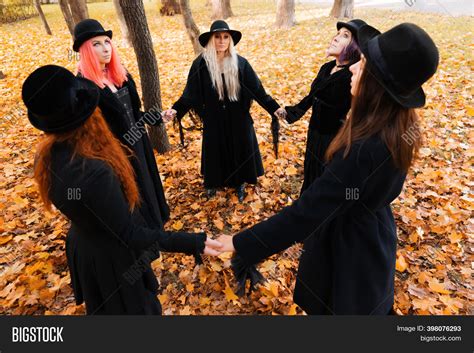 Coven Witches Modern Image And Photo Free Trial Bigstock