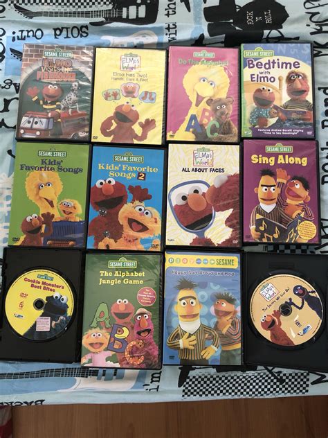 Sesame Street Dvds Pack Of 12 Furniture And Home Living Gardening