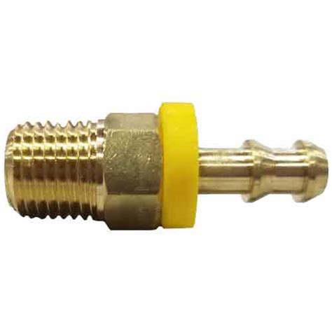 Push On Straight Adapter Brass Push Lock Fittings Kleen Rite