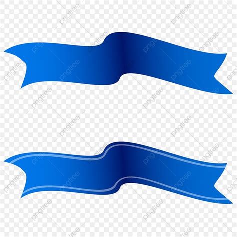 Blue Ribbon Banner Clipart Hd PNG Wavy Azul Blue Transparent Png