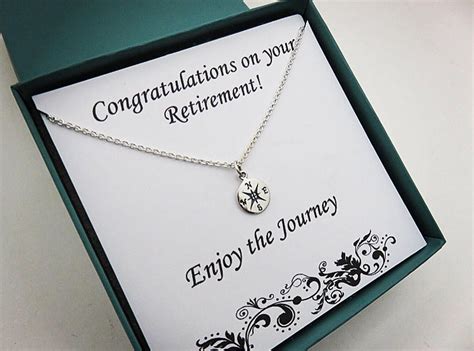 Entering the workforce or making friends from scratch in college is much easier when you feel confident, which is why jewelry and bags make great traditional graduation gifts for high. Retirement Gifts for Women, Sterling Silver Compass ...