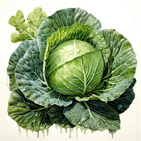 Premium AI Image Ultra Realistic Watercolor Art Vegetables
