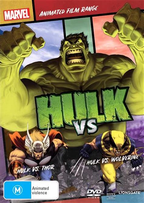 Buy Hulk Vs Thor Hulk Vs Wolverine On Dvd Sanity