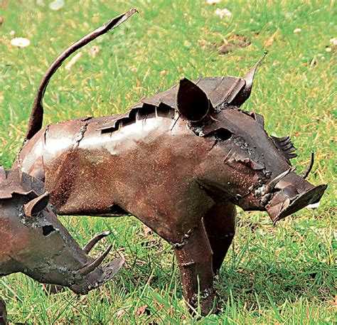 Luwagala Garden Statue Warthog Medium Sized Version
