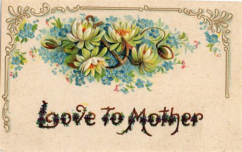 Leaping Frog Designs Love To Mother Vintage Mothers Day Post Card Free