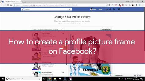 How To Create A Profile Picture Frame On Facebook Step By Step Tutorial Youtube