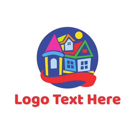 Colorful Toy House Logo Brandcrowd Logo Maker