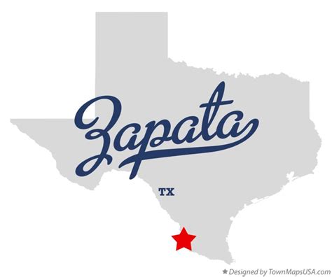 Map Of Zapata Tx Texas