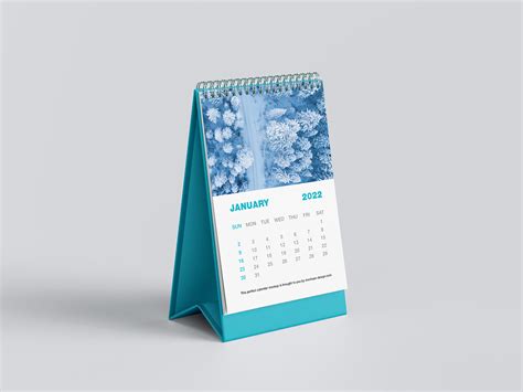 Desk Calendar Mockup Instant Download