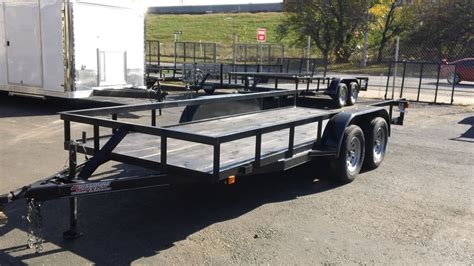 16ft Flatbed Utility Discount Trailer And Parts