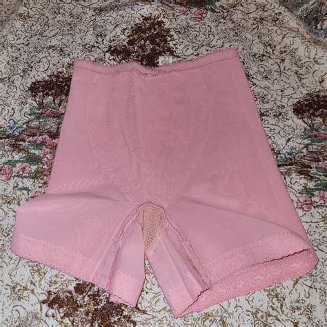 Vintage Hollywood Vassarette Pink Panty Girdle Body Shaper Nylon Lycra