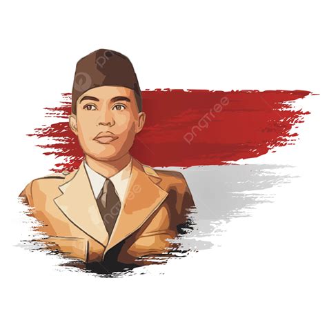 Panglima Besar Jenderal Sudirman Pahlawan Nasional Indonesia Vektor