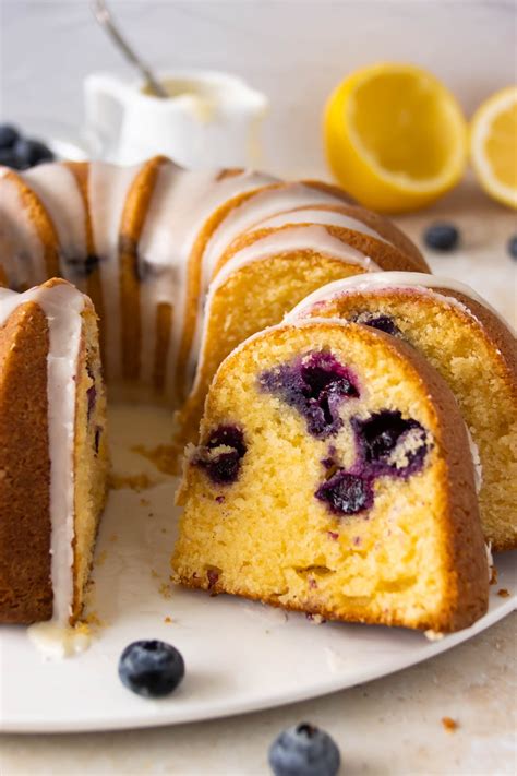 Lemon Blueberry Bundt Cake Soft Moist And Fluffy Foodelicacy
