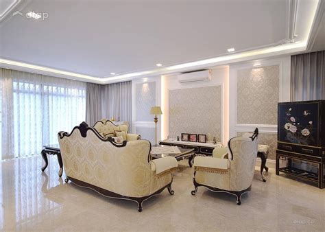 Classic Modern Living Room bungalow design ideas & photos Malaysia
