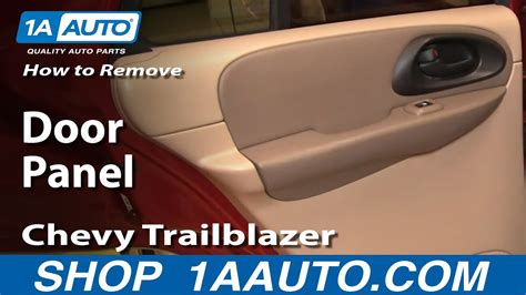 How To Remove Rear Door Panel 2002 09 Chevy Trailblazer 1a Auto