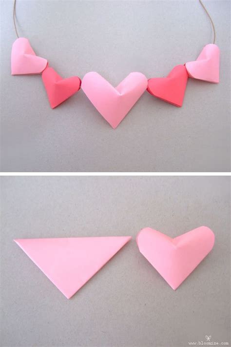 A Puffed Up 3d Paper Heart ⇆ Bloomize Valentine Crafts Paper Heart