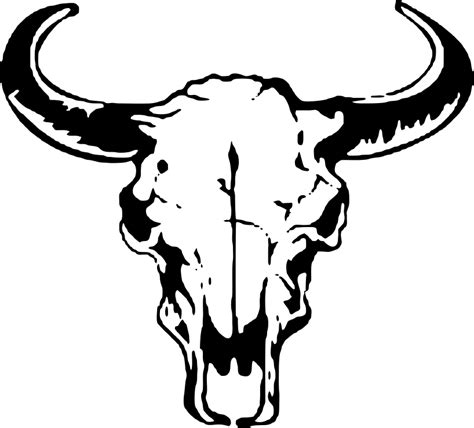 Texas Longhorn Bull Skull Clip Art Longhorn Png Download 818739