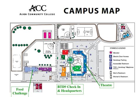 Alvin Community College Campus Map Draw A Topographic Map