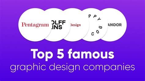 Top 5 Famous Graphic Design Companies In The World Youtube