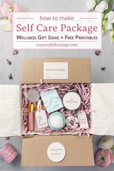 But, how about coming up with a handmade gift? Self Care Package Ideas + Free Printable Labels & Gift ...