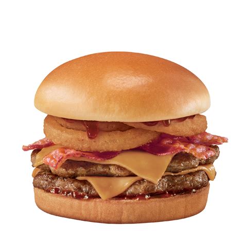 Hamburger au cheddar avec sauce BBQ fumée Stackburger Signature Dairy