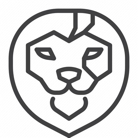 Lion Head Animal Icon Download On Iconfinder