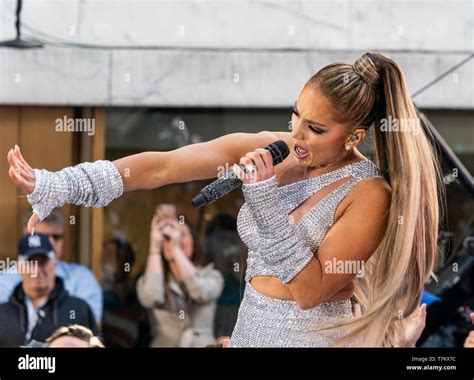 New York Ny May 6 2019 Jennifer Lopez Performs On Stage For Nbc
