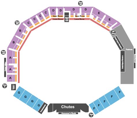 St Paul Rodeo Arena Seating Chart And Maps Saint Paul