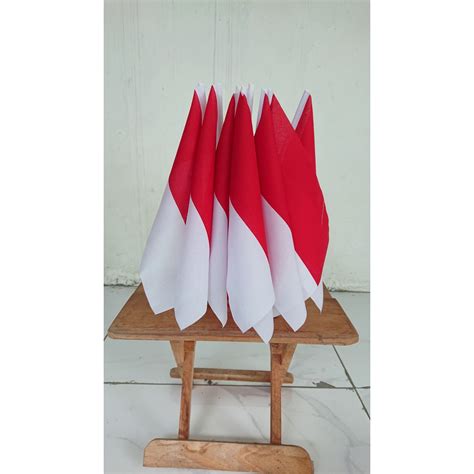 Bandera De Palo Rojo Y Blanco Bandera De Palo Indonesio Bandera NU