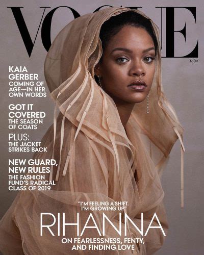 Rihanna Covers Vogue Hong Kong September 2019 By Hanna Moon