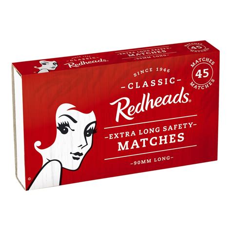Redheads Extra Long Matches 45 Pack Big W