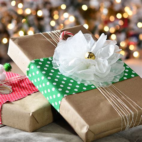 Place the item in the bag, then hold a piece of tissue paper in the middle. Wax Paper Bow | Gift Wrapping Tips | TidyMom