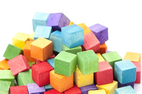 Free Stock Photo 11969 Jumbled Pile Of Colorful Wooden Toy Blocks