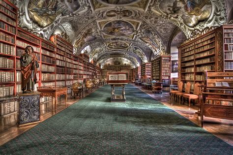Architectural Photography Of Library Hd Wallpaper Wallpaper Flare