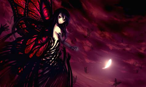 Wallpaper Background Girl Original Gothic Angel Dark Demon