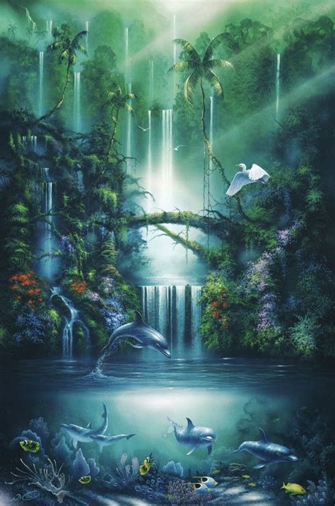 Image For Enchanted Pool Paradise Pictures Fantasy Landscape The
