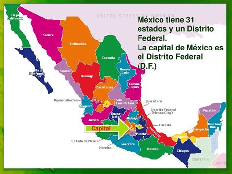 Ppt Nombre Oficial Estados Unidos Mexicanos Localización