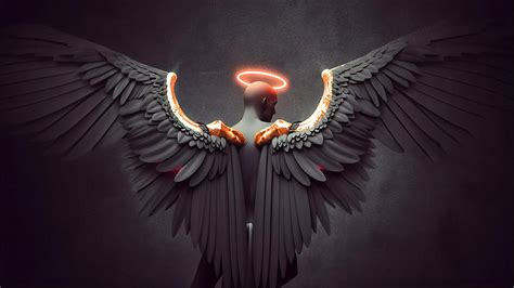 Digital Digital Art Artwork Fantasy Art Angel Wings Dark Angel