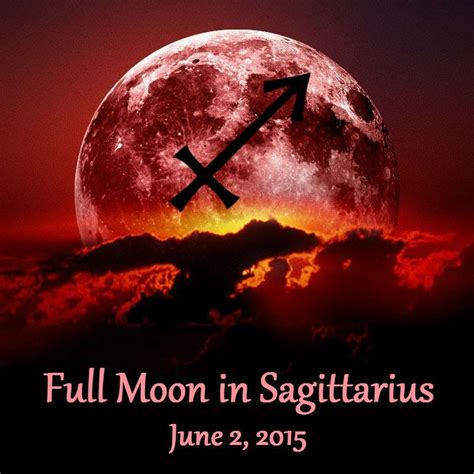 The Moon In Sagittarius Full Moon In Sagittarius Red Moon Sagittarius