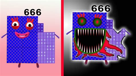 Numberblocks 666 As Creepypasta Horror Version😂😂😂 Youtube