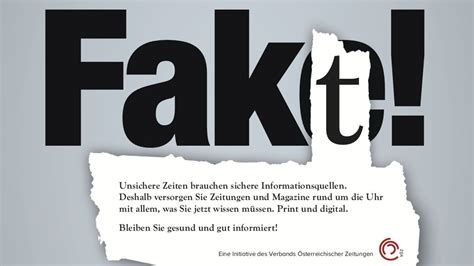 'Fakt statt Fake': VÖZ und DMB mit Initiative gegen Fake News