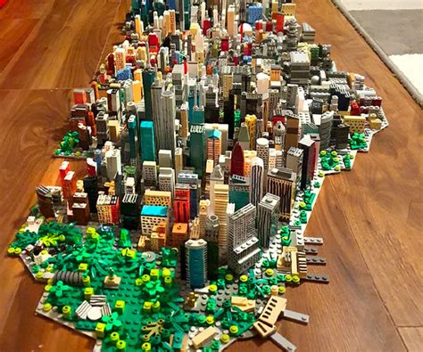 Kid Builds an Incredible LEGO Replica of Manhattan's Skyline