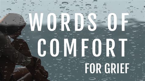 “words Of Comfort For Grief” Jonathan Mcknight Youtube