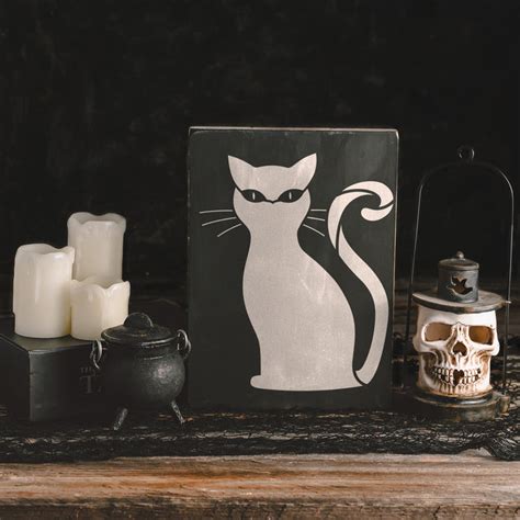 Black Cat Halloween Stencils Stencil Revolution
