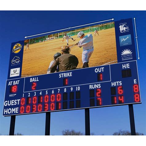 Varsity Scoreboards Outdoor Led Video Display Boards 21x9 Pro