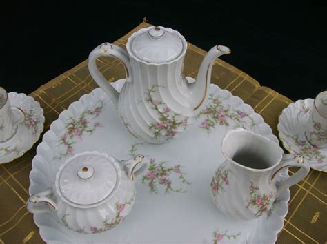 Theodore Haviland Limoges Rosiland Miniature Tea Set Collectors Weekly