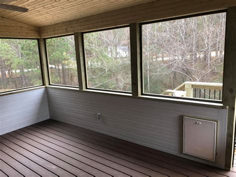 Screen Porch With Composite Decking Bolls Remodeling And Construction Llc