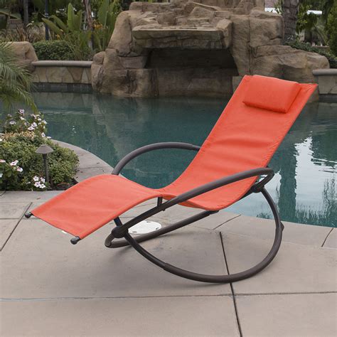 Orbital Folding Zero Gravity Lounge Chairs Outdoor Beach Patio Lawn