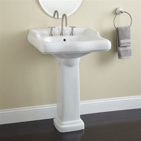 Dawes Porcelain Pedestal Sink Bathroom Sinks Sinks